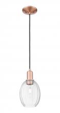 Innovations Lighting 716-1P-AC-G459-6CL - Preston Bulb - 1 Light - 6 inch - Antique Copper - Cord hung - Mini Pendant