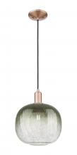 Innovations Lighting 716-1P-AC-G481-10SL - Brookhaven Sphere - 1 Light - 6 inch - Antique Copper - Cord hung - Mini Pendant
