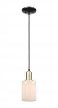 Innovations Lighting 716-1P-BAB-G341 - Hadley - 1 Light - 5 inch - Black Antique Brass - Cord hung - Mini Pendant