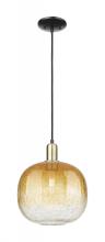 Innovations Lighting 716-1P-BAB-G481-10AM - Brookhaven Sphere - 1 Light - 6 inch - Black Antique Brass - Cord hung - Mini Pendant