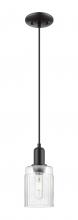 Innovations Lighting 716-1P-BK-G342 - Hadley - 1 Light - 5 inch - Matte Black - Cord hung - Mini Pendant