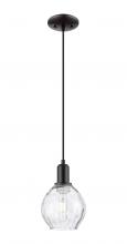 Innovations Lighting 716-1P-BK-G362 - Waverly - 1 Light - 6 inch - Matte Black - Cord hung - Mini Pendant