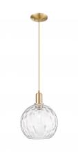 Innovations Lighting 716-1P-CB-G1215-10 - Athens Water Glass - 1 Light - 10 inch - Champagne Bronze - Cord hung - Mini Pendant
