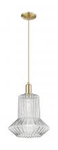 Innovations Lighting 716-1P-CB-G212 - Springwater - 1 Light - 12 inch - Champagne Bronze - Cord hung - Mini Pendant