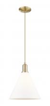 Innovations Lighting 716-1P-CB-GBC-121 - Berkshire Glass - 1 Light - 12 inch - Champagne Bronze - Cord hung - Mini Pendant