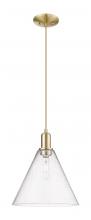 Innovations Lighting 716-1P-CB-GBC-124 - Berkshire Glass - 1 Light - 12 inch - Champagne Bronze - Cord hung - Mini Pendant