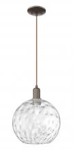 Innovations Lighting 716-1P-OB-G1215-12 - Athens Water Glass - 1 Light - 12 inch - Oil Rubbed Bronze - Cord hung - Mini Pendant