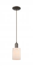 Innovations Lighting 716-1P-OB-G341 - Hadley - 1 Light - 5 inch - Oil Rubbed Bronze - Cord hung - Mini Pendant