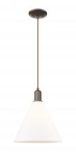 Innovations Lighting 716-1P-OB-GBC-121 - Berkshire Glass - 1 Light - 12 inch - Oil Rubbed Bronze - Cord hung - Mini Pendant