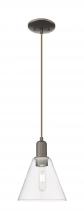 Innovations Lighting 716-1P-OB-GBC-82 - Berkshire Glass - 1 Light - 8 inch - Oil Rubbed Bronze - Cord hung - Mini Pendant