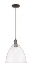 Innovations Lighting 716-1P-OB-GBD-122 - Bristol - 1 Light - 12 inch - Oil Rubbed Bronze - Cord hung - Mini Pendant