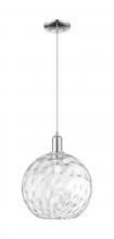 Innovations Lighting 716-1P-PC-G1215-12 - Athens Water Glass - 1 Light - 12 inch - Polished Chrome - Cord hung - Mini Pendant