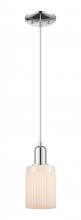Innovations Lighting 716-1P-PC-G341 - Hadley - 1 Light - 5 inch - Polished Chrome - Cord hung - Mini Pendant