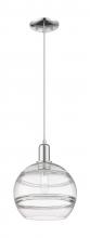 Innovations Lighting 716-1P-PC-G556-10CL - Rochester - 1 Light - 10 inch - Polished Chrome - Cord hung - Mini Pendant