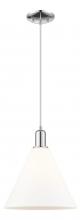 Innovations Lighting 716-1P-PC-GBC-121 - Berkshire Glass - 1 Light - 12 inch - Polished Chrome - Cord hung - Mini Pendant