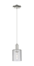 Innovations Lighting 716-1P-PN-G112 - Cobbleskill - 1 Light - 5 inch - Polished Nickel - Cord hung - Mini Pendant