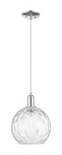 Innovations Lighting 716-1P-PN-G1215-10 - Athens Water Glass - 1 Light - 10 inch - Polished Nickel - Cord hung - Mini Pendant