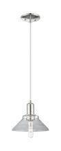 Innovations Lighting 716-1P-PN-G132 - Orwell - 1 Light - 8 inch - Polished Nickel - Cord hung - Mini Pendant
