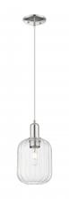 Innovations Lighting 716-1P-PN-G460-7CL - Preston Cylinder - 1 Light - 6 inch - Polished Nickel - Cord hung - Mini Pendant