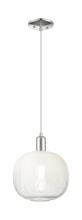 Innovations Lighting 716-1P-PN-G481-10OP - Brookhaven Sphere - 1 Light - 6 inch - Polished Nickel - Cord hung - Mini Pendant