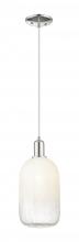 Innovations Lighting 716-1P-PN-G482-7OP - Brookhaven Cloche - 1 Light - 6 inch - Polished Nickel - Cord hung - Mini Pendant