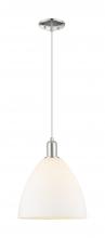 Innovations Lighting 716-1P-PN-GBD-121 - Bristol - 1 Light - 12 inch - Polished Nickel - Cord hung - Mini Pendant