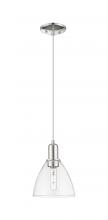 Innovations Lighting 716-1P-PN-GBD-752 - Bristol - 1 Light - 8 inch - Polished Nickel - Cord hung - Mini Pendant