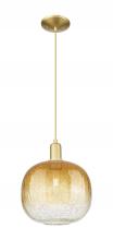Innovations Lighting 716-1P-SG-G481-10AM - Brookhaven Sphere - 1 Light - 6 inch - Satin Gold - Cord hung - Mini Pendant