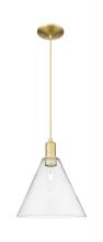Innovations Lighting 716-1P-SG-GBC-122 - Berkshire Glass - 1 Light - 12 inch - Satin Gold - Cord hung - Mini Pendant