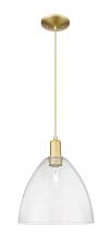 Innovations Lighting 716-1P-SG-GBD-124 - Bristol - 1 Light - 12 inch - Satin Gold - Cord hung - Mini Pendant