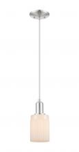 Innovations Lighting 716-1P-SN-G341 - Hadley - 1 Light - 5 inch - Brushed Satin Nickel - Cord hung - Mini Pendant