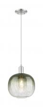 Innovations Lighting 716-1P-SN-G481-10SL - Brookhaven Sphere - 1 Light - 6 inch - Brushed Satin Nickel - Cord hung - Mini Pendant