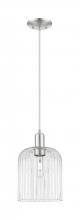 Innovations Lighting 716-1P-SN-G559-8CL - Bridal Veil - 1 Light - 8 inch - Brushed Satin Nickel - Cord hung - Mini Pendant