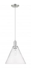 Innovations Lighting 716-1P-SN-GBC-122 - Berkshire Glass - 1 Light - 12 inch - Brushed Satin Nickel - Cord hung - Mini Pendant