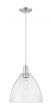 Innovations Lighting 716-1P-SN-GBD-124 - Bristol - 1 Light - 12 inch - Brushed Satin Nickel - Cord hung - Mini Pendant
