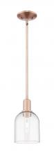Innovations Lighting 716-1S-AC-G558-6CL - Bella - 1 Light - 6 inch - Antique Copper - Stem hung - Mini Pendant