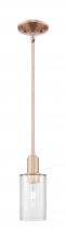 Innovations Lighting 716-1S-AC-G802 - Clymer - 1 Light - 4 inch - Antique Copper - Stem hung - Mini Pendant