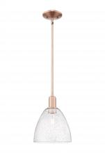 Innovations Lighting 716-1S-AC-GBD-94 - Bristol - 1 Light - 9 inch - Antique Copper - Stem hung - Mini Pendant