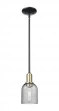 Innovations Lighting 716-1S-BAB-G257 - Caledonia - 1 Light - 5 inch - Black Antique Brass - Stem hung - Mini Pendant