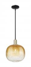 Innovations Lighting 716-1S-BAB-G481-10AM - Brookhaven Sphere - 1 Light - 6 inch - Black Antique Brass - Mini Pendant