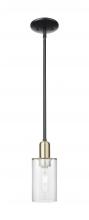 Innovations Lighting 716-1S-BAB-G802 - Clymer - 1 Light - 4 inch - Black Antique Brass - Stem hung - Mini Pendant