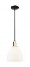 Innovations Lighting 716-1S-BAB-GBD-91 - Bristol - 1 Light - 9 inch - Black Antique Brass - Stem hung - Mini Pendant