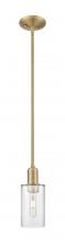 Innovations Lighting 716-1S-BB-G802 - Clymer - 1 Light - 4 inch - Brushed Brass - Stem hung - Mini Pendant