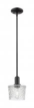 Innovations Lighting 716-1S-BK-G402 - Niagara - 1 Light - 7 inch - Matte Black - Stem hung - Mini Pendant