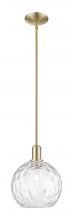 Innovations Lighting 716-1S-CB-G1215-10 - Athens Water Glass - 1 Light - 10 inch - Champagne Bronze - Stem hung - Mini Pendant