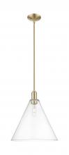 Innovations Lighting 716-1S-CB-GBC-162 - Berkshire Glass - 1 Light - 16 inch - Champagne Bronze - Stem hung - Mini Pendant
