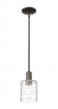 Innovations Lighting 716-1S-OB-G1113 - Cobbleskill - 1 Light - 5 inch - Oil Rubbed Bronze - Stem hung - Mini Pendant
