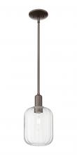 Innovations Lighting 716-1S-OB-G460-7CL - Preston Cylinder - 1 Light - 6 inch - Oil Rubbed Bronze - Mini Pendant