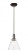 Innovations Lighting 716-1S-OB-GBC-82 - Berkshire Glass - 1 Light - 8 inch - Oil Rubbed Bronze - Stem hung - Mini Pendant