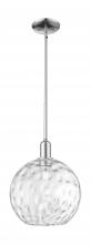 Innovations Lighting 716-1S-PC-G1215-12 - Athens Water Glass - 1 Light - 12 inch - Polished Chrome - Stem hung - Mini Pendant